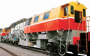 Electric ballasting machine. EBM-4